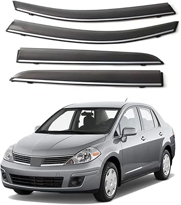 4 car windwind deflector rooms for Nissan Tiida 2005-2010, rear front car window protective, car window protector, rainwind deflector against rain.. Discover shopping made simple with DIAYTAR NIGERIA's comprehensive platform and nationwide delivery service.