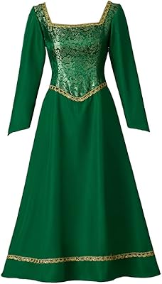 Princess Fiona Cosplay Green Dress Halloween Costumes Fantasy for women.. DIAYTAR NIGERIA: Where affordability and variety meet with convenient delivery within 8 days.