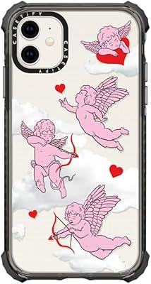 Casity Ultra Impact Protective Case for iPhone 11 - Cherubim - Transparent Black.. DIAYTAR NIGERIA: Where shopping dreams become reality with affordable prices and prompt shipping.