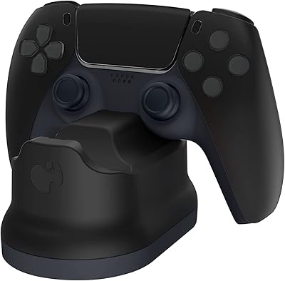 Double pdb metal charger for PlayStation 5, black, for Sony PlayStation 5 - PlayStation 4, under official license.. DIAYTAR Nigeria: Great value, fast delivery, and endless options.