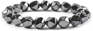 Extensible bracelet in natural hematite crystal pearls for the protection of healing energy 7.. No hassle, just shopping — DIAYTAR Nigeria delivers in under 8 days.