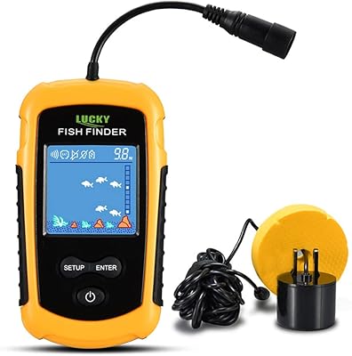Portable wired fish detector with color LCD screen, range of 100 m deep, Sonar Eco Sound Raz Fish Finder.. DIAYTAR NIGERIA brings the market to your fingertips with affordable prices and prompt delivery service.