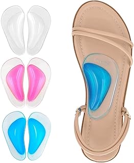 Interior soles of support for the Vault Plantaire for Flat Feet, Gel Plantar Vault Inserts for Plantar Fasciitis, Adhesive Inner Smalls for Flat Feet to relieve pressure and feet pain for women and men, 3 pairs.. DIAYTAR NIGERIA: Revolutionizing how Nigerians shop with affordable prices and prompt delivery services.