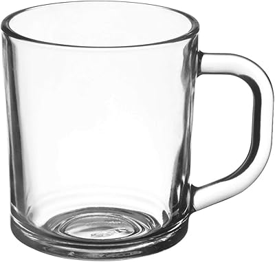 Yera Glassware Cosmos glass tea, coffee, milk cup set of 6 pieces, 250 ml.. DIAYTAR NIGERIA: Your partner in affordable online shopping with dependable delivery within 8 days.