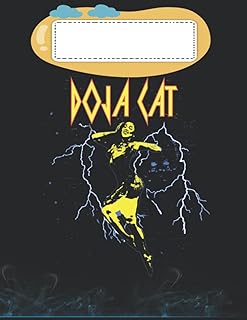 Line notebook: Doja Cat Lightning Planet Her 140 pages 8.5'x11 ''.. DIAYTAR NIGERIA delivers happiness in 5-8 days with our affordable and diverse product range.