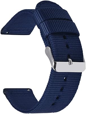 Ballistic nylon watch bracelet with quick clearance, military style, intelligent multicolored sports watch 18 mm, 20 mm, 22 mm, 24 mm.. DIAYTAR NIGERIA: Creating access to affordable products for every Nigerian with our swift delivery service.