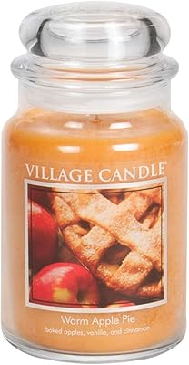 Candle warm village Apple Pie Grande Candle flavored in glass, 602 g, brown.. DIAYTAR NIGERIA: Your gateway to affordable shopping with thousands of products delivered nationwide.