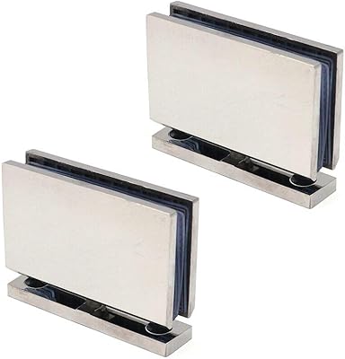 Set of glass door hinges without a frame Nuzamas assembly accessories.. Experience retail therapy without the financial stress at DIAYTAR NIGERIA's affordable e-commerce platform.
