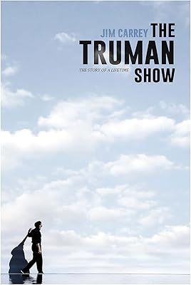 Film poster the truman show jim carrey wall canvas for decoration