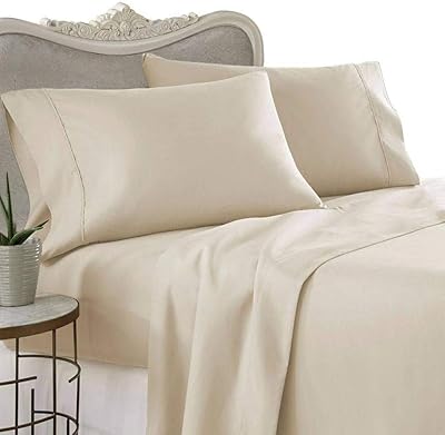 Egyptian cotton bed set double size 36 "x 72" x 6 "united beige color.. Your comprehensive marketplace awaits at DIAYTAR NIGERIA with affordable prices and reliable delivery times.