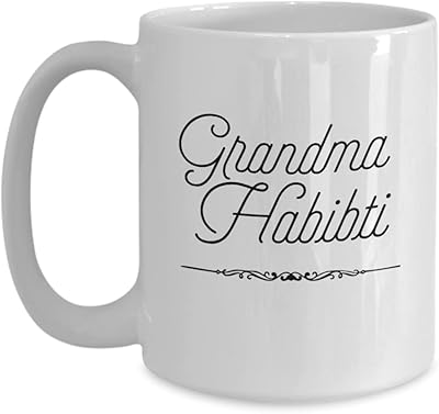 Mother's Day gift, Grandmother Gift, White Mug, Mug Habibti, Habibti, Habibti, Sitto, Sito, Teta, Arab Grandmother, Eid gift.. Discover why DIAYTAR NIGERIA is the smart shopper's choice for affordable products delivered nationwide.