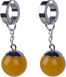 A pair of earrings with ear clip Vegito Potara Ball Black Son Goku Zamasu Cos, Agate.. Find everything you need at prices you'll love with DIAYTAR NIGERIA's comprehensive e-commerce platform.