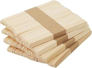 Wooden ice cream sticks for ice cream, icy lollipops, wax agitators, resin, children's art supplies, 4.5 inches (50 pieces).. Experience DIAYTAR NIGERIA, where extensive product variety meets pocket-friendly prices and reliable delivery.