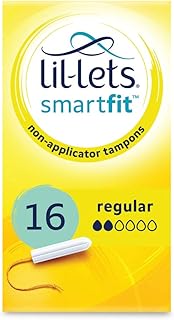 Non -stretchy regular tampons Lil -ons Smartfit - 100 % vegan absorbent core - Incredible comfort - Perfect protection against leaks - Ultra soft application - Scent -free - 16 units.. Your daily needs delivered to your door — DIAYTAR Nigeria style.