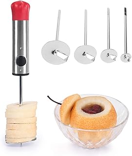 Vegetable spiralizer of stainless steel fruits with non -slip handle, 4 sizes of forests to dig and hide potatoes, kitchen, carrots and other vegetables.. Shop like never before with DIAYTAR NIGERIA's comprehensive marketplace and budget-friendly shipping.