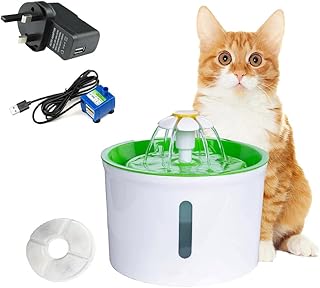 Water fountain for cats and dogs, automatic drinking water fountain for pets, 1.6 l, for interior and exterior use.. Nigeria's e-commerce leader delivers unmatched variety and value to your doorstep in just 5-8 days.