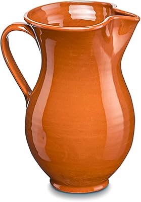 Water pitcher in natural clay 2L 24 cm, water pitcher art red, traditional clay pitcher, pottery pot for drinking water,.. DIAYTAR NIGERIA transforms wishes into deliveries with our affordable and reliable e-commerce platform.