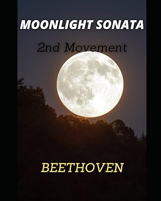 Beethoven moonlight score in the moonlight, 2nd movement.. DIAYTAR NIGERIA: Connecting Nigerians with their needs through our affordable and diverse marketplace.