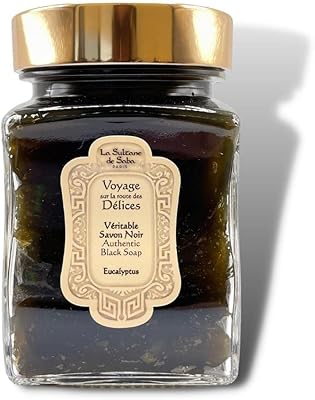 Black soap eucalyptus the sultan of Saba 300 g to travel on the way.. DIAYTAR NIGERIA: Your affordable shopping destination with thousands of products delivered in days.