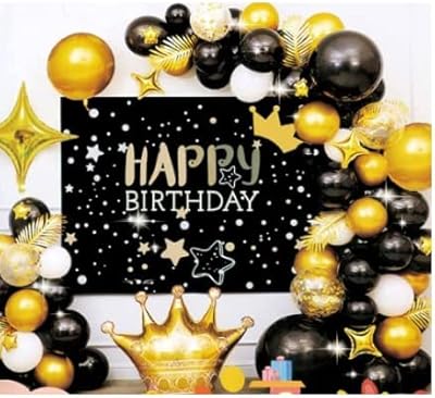Birthday party decoration kit, happy birthday balloons, birthday balloons decorations, party decoration balloons (51 pieces) party supplies for girls, boys, women and men.. DIAYTAR NIGERIA: Making online shopping accessible to all Nigerians with our affordable platform.