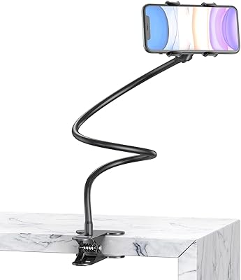 Flexible and solid phone support Cool Baby with adjustable universal smartphone support, use in bed and in the kitchen, black.. DIAYTAR NIGERIA: Where value shopping meets reliable 5-8 day delivery across the nation.