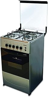 Nikai gas oven with 4 burners (silver, 50x50 cm, U2110N5SA).. DIAYTAR NIGERIA: Your affordable gateway to thousands of products delivered promptly nationwide.