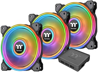 Radiator fan with four thermaltake rings 12 RVB CL-F088-PL12SW-A-.. Shop confidently on DIAYTAR Nigeria — everything you need, delivered quickly.
