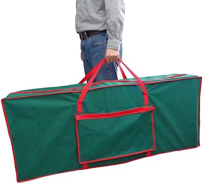 Storage bag in Christmas tree fabric (125 x 30 x 50 cm) Green.. Shop smart with DIAYTAR NIGERIA, offering a vast product range delivered to your doorstep within a week.