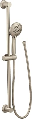 Moen eco performance shower in brushed nickel with adjustable sliding bar of 30 "and 69" pipe, 5 -functions hand shower offering personalized spray options, 3558EPBN.. The smarter way to shop online in Nigeria is through DIAYTAR Nigeria.