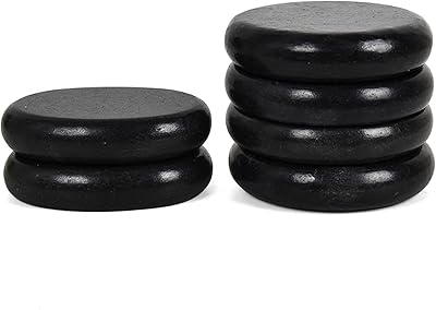 Castowave Hot Stones Large set of basic massage stones (3.15 inches) for professional or domestic use, relaxation, healing and relief of pain.. DIAYTAR NIGERIA: Connecting Nigerians with their needs through our affordable and diverse marketplace.