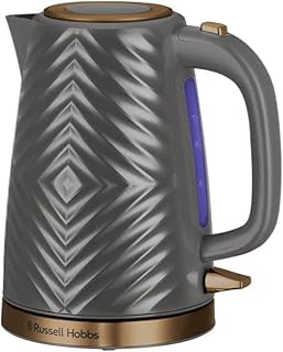 Russell Hobbs Grove 26382 electric kettle, 1.7 l, 3000 W, gray.. DIAYTAR NIGERIA: Where shopping is easy, prices are low, and delivery is just days away.