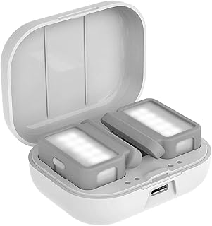 LED video lamp 2 directions with loading case and vlogging lighting accessories compatible with the stabilizer of intelligent cardan DJI OM 5/4/4se.. Discover the perfect balance of price and convenience with DIAYTAR NIGERIA's nationwide e-commerce platform.