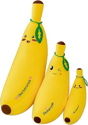 Banana -shaped plush toy, children's sleeping toy, gift voucher for children or friends - yellow.. Get your essentials without leaving home — thanks to DIAYTAR Nigeria.