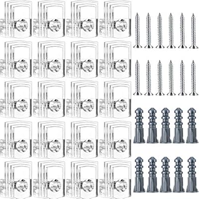 Tatuo transparent plastic mirror support clips with mirror support, wall suspension equipment kit (40 pieces, style A).. Shop smarter with DIAYTAR Nigeria — from household essentials to electronics, we have everything you need. Plus, our delivery is fast, secure, and arrives between 5 and 8 days.