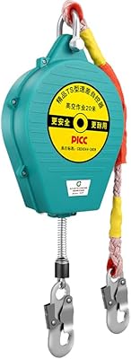 Auto-retractable life rope Antichate protection against falls with steel hook and cable.. Shop smarter, not harder with DIAYTAR NIGERIA - thousands of products at your fingertips with affordable delivery.