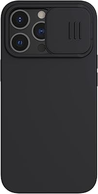 Silicone shell Nilkin Camshield Silk for Apple iPhone 13 Pro-Black, Nil-Csslk-IP13P-Blk.. DIAYTAR NIGERIA: Bringing quality products to your doorstep at prices that won't break the bank.