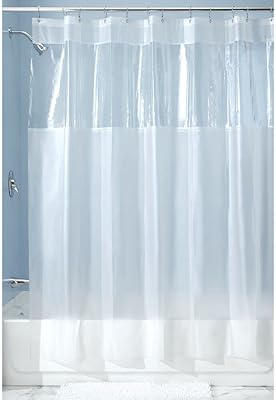 Interdeign shower curtain 26680 Size 72 "L x 1 4" L vinyl transparent.. DIAYTAR NIGERIA: Your affordable shopping destination with thousands of products delivered in days.