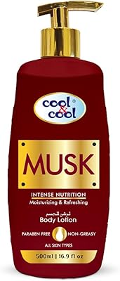 Misk Cool & Cool Body Milk | Non -fatty and paraben, 500 ml.. DIAYTAR NIGERIA redefines convenience with our vast product selection and swift nationwide delivery.