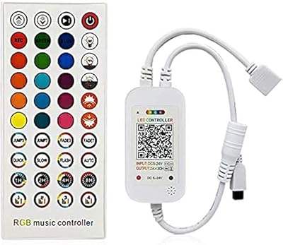 Bluetooth music controller ZPT ELECTRONICS® with remote control 40 LED LED LIGHT IR RGB 5050 LED strips Synchronization of DIY MUSIC CHANGE CHANGE CONTROL SUMPLE SYNCHRIZATION.. DIAYTAR NIGERIA bridges the gap between desire and affordability with nationwide delivery in under 8 days.