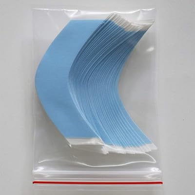 36 pieces/bag of double -sided adhesive tape for hair extensions, lace front support, Toupet wigs (large curve).. DIAYTAR NIGERIA: Where shopping is a pleasure with affordable prices and reliable delivery service.