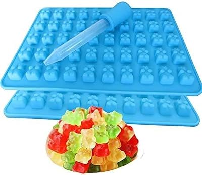 Castowave Pack of 2 Silicone Chocolate Candy Molds of 50 Caves with Droits, Gift for your children.. Order today, receive this week — shopping with DIAYTAR Nigeria is that simple.