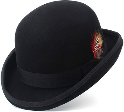 ZD-DZ Winter Hat Wool For Men Hats Derby In Wool Dome Hat For Men (Color: Black, Size: 55 cm).. Experience the power of choice with DIAYTAR NIGERIA's extensive catalog and reliable delivery service.