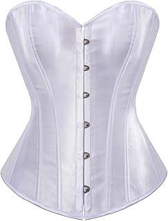 Making Tech Corset Sablier in cotton satin for women, vintage bustier corset Renaissance in satin brocade with corset in lace (size M), white, 12.. From essentials to electronics, DIAYTAR Nigeria ships your order in no time.