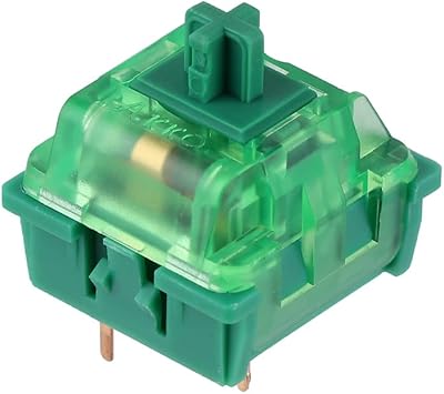 Epomaker Eco CS Matcha Green linear switch cut by hand.. DIAYTAR NIGERIA: Your affordable marketplace with reliable 5-8 day shipping across Nigeria.