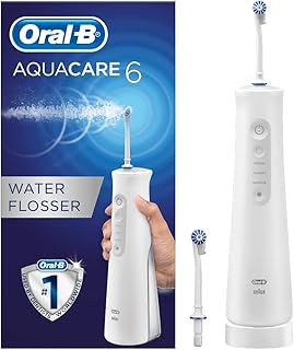 Oral-B aquacare 6 pro expert oral irrigator, with oxyjet technology and 6 cleaning modes.. Shop electronics, clothes, and everything in between on DIAYTAR Nigeria.