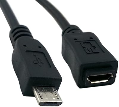 Micro USB 2.0 Zhenyang cable 5 feet Full Pin Male with female for tablet, telephone, MHL and OTG.. Your trusted shopping companion, DIAYTAR NIGERIA delivers affordable solutions in just 5-8 days.