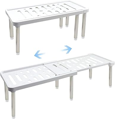 Extensible storage support for Rollini counter, spice cabinet support, pantry shelf, storage organizer for cutlery and kitchen cabinet cutlery (white).. Experience shopping without stress at DIAYTAR NIGERIA's comprehensive and budget-friendly platform.