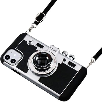 Wcysin shell with 3D camera for iPhone 11, iPhone 11 pro, iPhone 11 pro max with long neck strap (iPhone 11).. Shop from our extensive catalog at DIAYTAR NIGERIA and enjoy doorstep delivery in just 5-8 days.