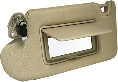 Replacement sunshade for the left driver side of Nissan Altima 2013-2018 with mirror and dressing table with light without replacement of sunroof # 96401-3TA2A (beige).. DIAYTAR NIGERIA: Your trusted marketplace that combines variety, affordability and reliable shipping.