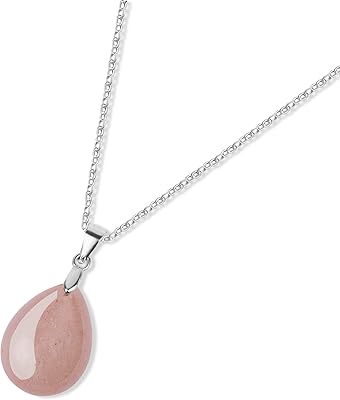 Therapeutic crystal necklace in the shape of Gavu tear, stone.. Transform your online shopping experience with DIAYTAR NIGERIA's affordable and diverse marketplace.
